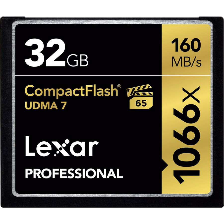 Karta pamięci Lexar CompactFlash 32GB 1066x (160MB/s) Professional