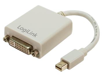 Adapter LogiLink Mini DisplayPort > DVI (10 cm) - Wyprzedaż* - Wyprzedaż