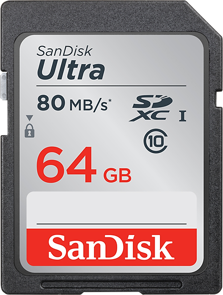 Karta pamięci SanDisk SDXC Ultra 64 GB (80MB/s)