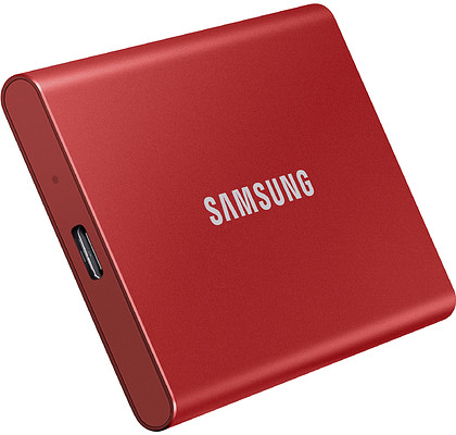 Dysk SSD Samsung T7 500GB USB 3.2 Gen.2 czerwony (MU-PC500R/WW)  - Oferta EXPO2024