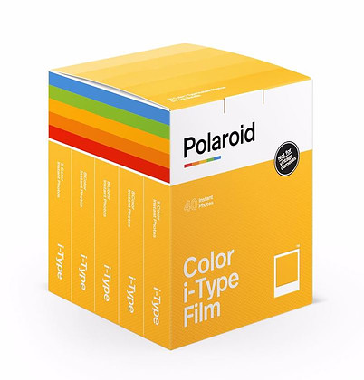 Wkład Polaroid COLOR i-Type Film (White Frame) [5-pack] | Majówka 2024