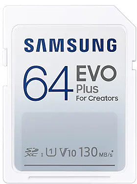 Karta Pamięci Samsung SDHC 64GB EVO+ (130MB/s) (MB-SC64K/EU)