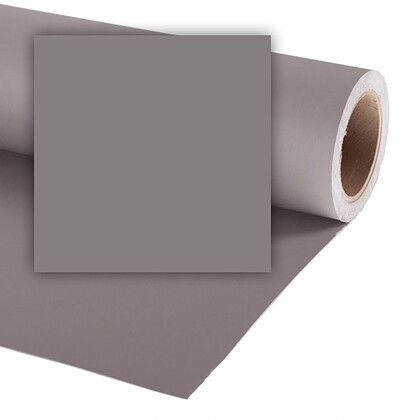 Colorama tło fotograficzne kartonowe 2,72m x 11m szare (SMOKE GREY CO139)