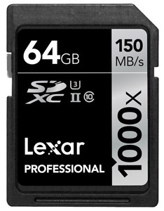 Karta pamięci Lexar SDXC 64GB 1000x (150MB/s) Professional