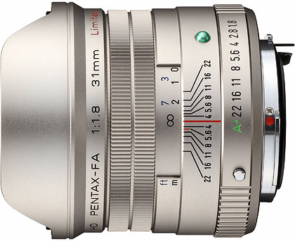 Obiektyw Pentax HD PENTAX-FA 31mm f/1.8 Limited (srebrny)