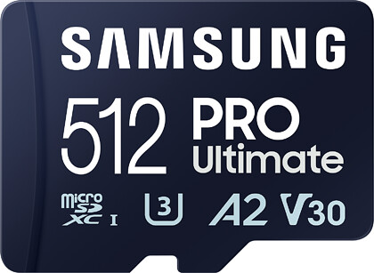 Karta Pamięci Samsung microSDXC 512GB PRO Ultimate 2023 (200/130MB/s) + Adapter (MB-MY512SA/WW)  - Oferta EXPO2024