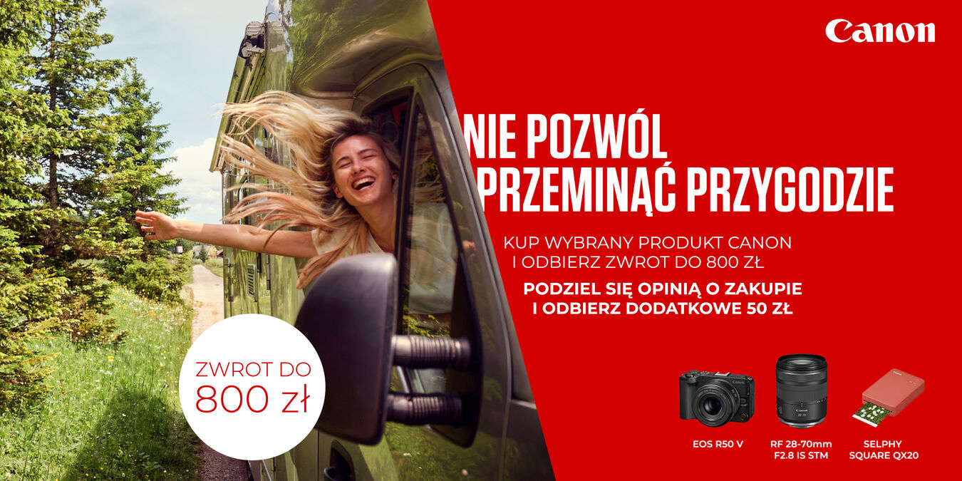 Wielki letni cashback Canon!