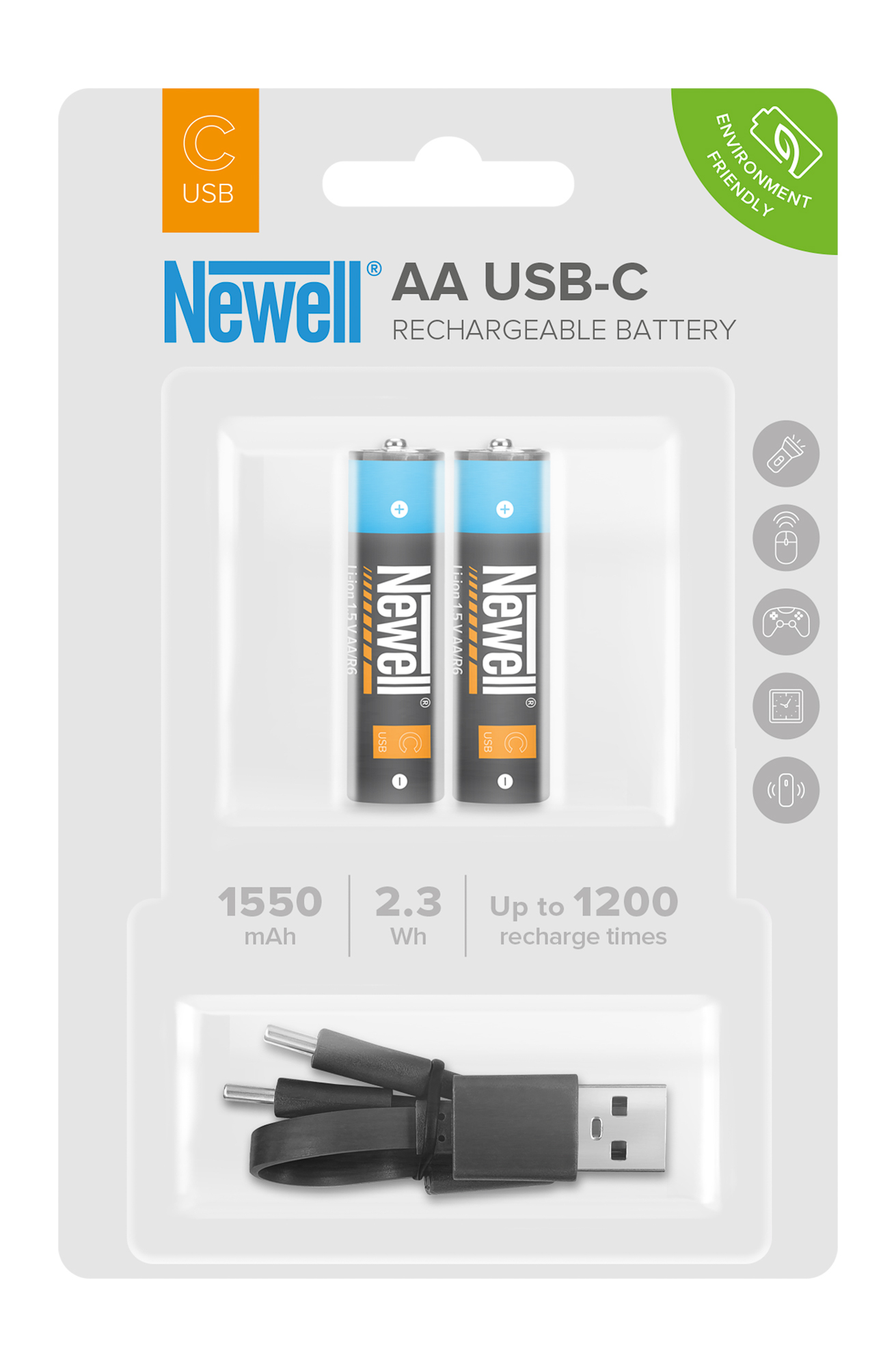 Akumulator Newell AA USB-C 1550mAh/2 szt. blister