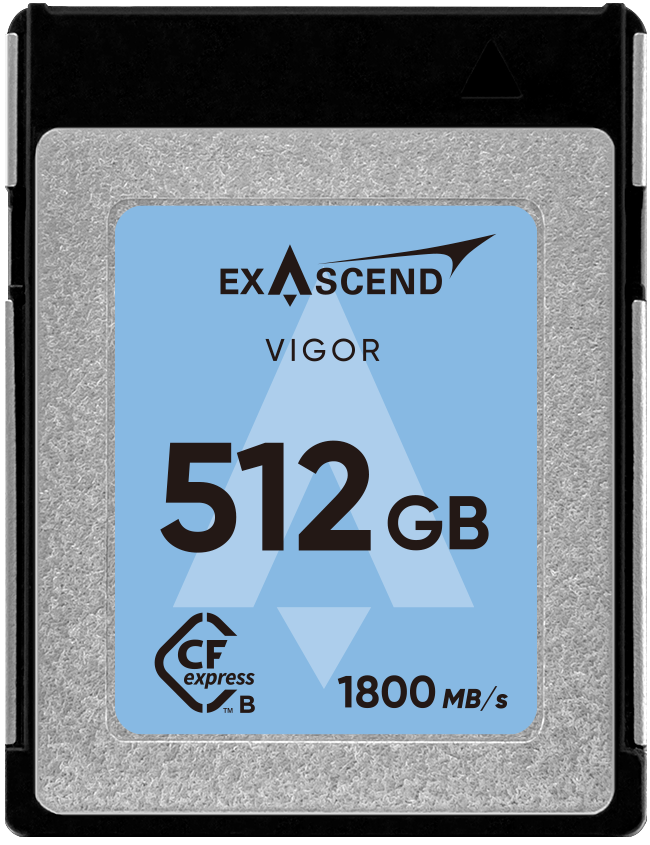 Karta pamięci Exascend CFexpress 512GB Type B Vigor (1800MB/s)