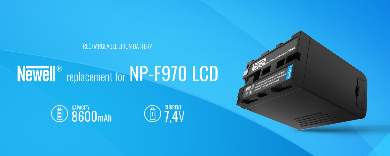Akumulator Newell zamiennik Sony NP-F970 LCD