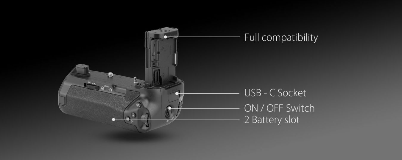 Pojemnik na baterie Newell BG-E22 do Canon EOS R