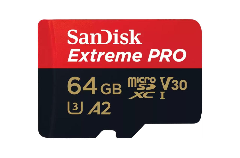 Karta pamięci SanDisk microSDXC Extreme Pro 64GB (200MB/s) V30 A2+ adapter SD/SDSQXCU-064G-GN6MA