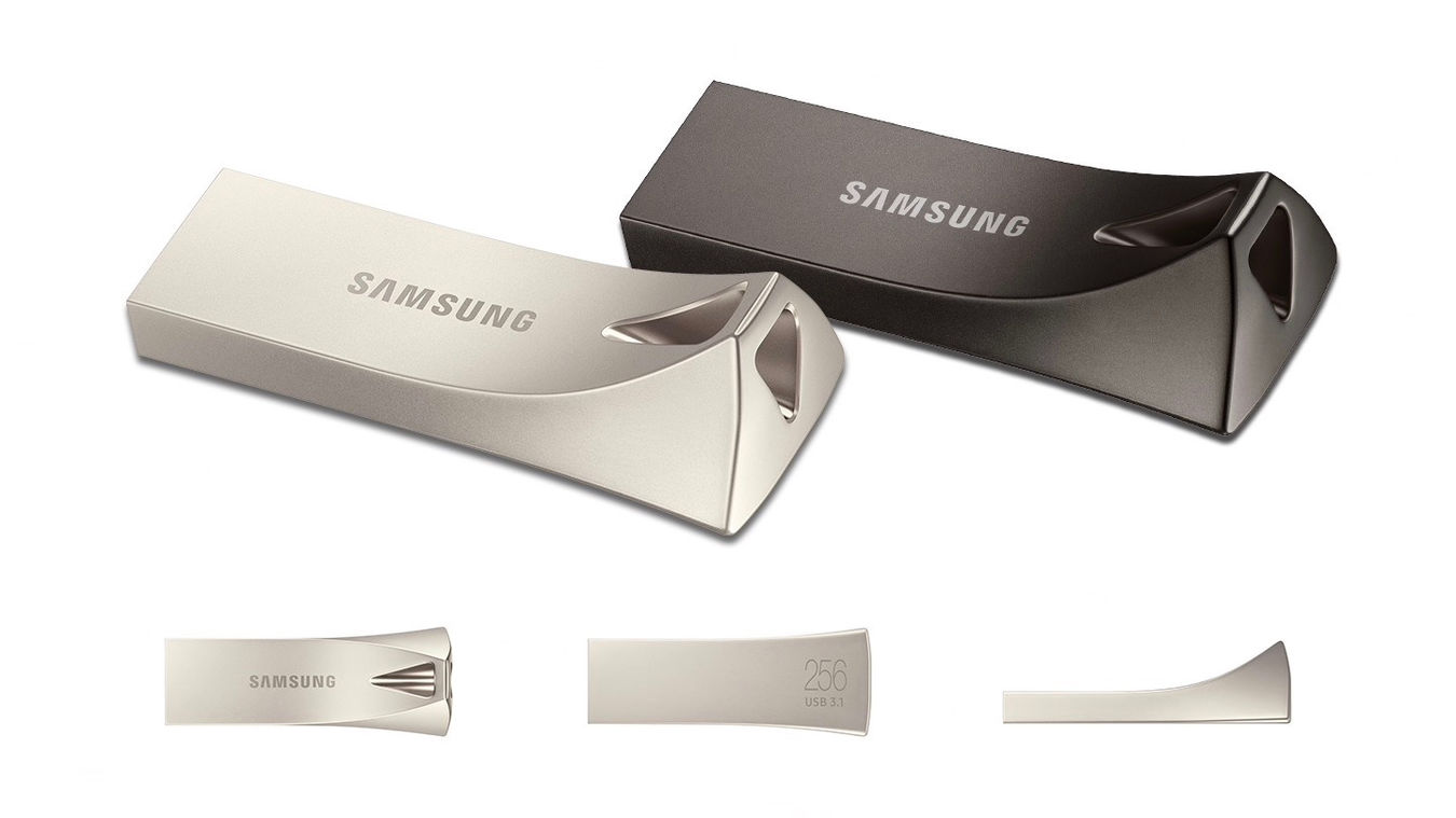 Samsung BAR Plus srebrny (Champaign Silver) i szary (Titan Gray)