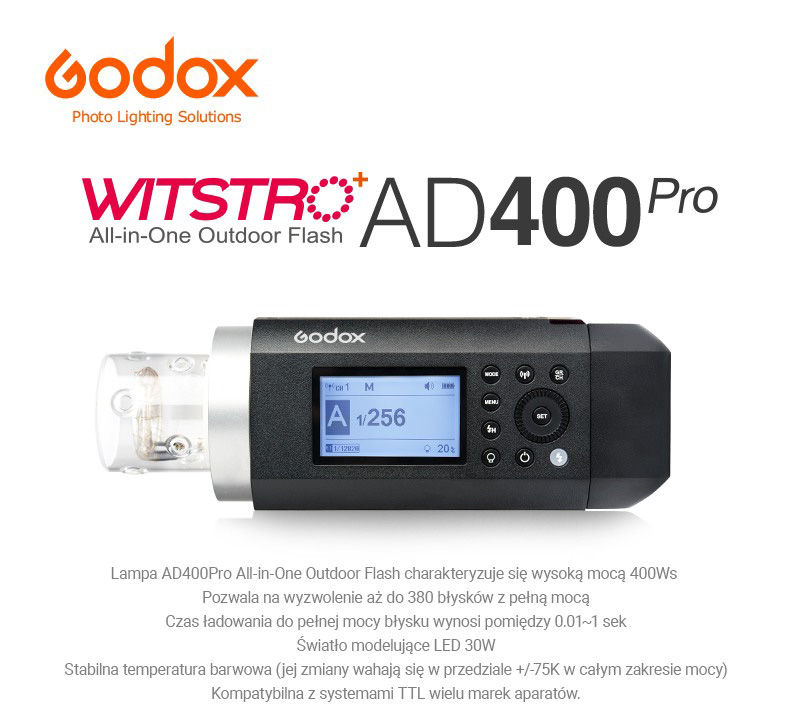 Lampa Godox Ad400 Pro TTL
