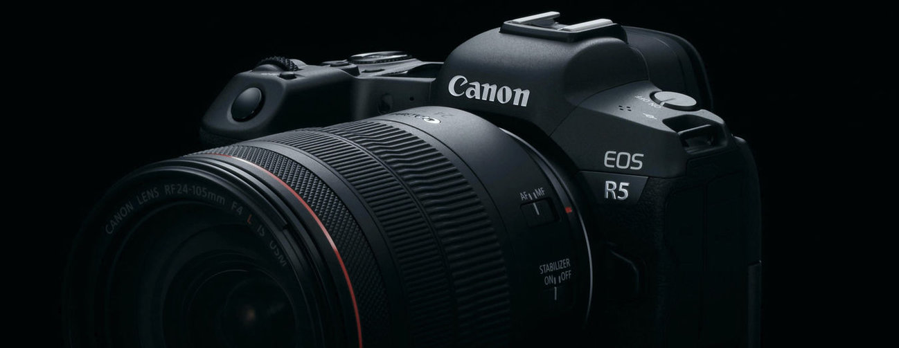 Bezlusterkowiec Canon EOS R5 + adapter EF-EOS R - TYLKO ODBIÓR OSOBISTY KATOWICE! (wypożyczalnia)