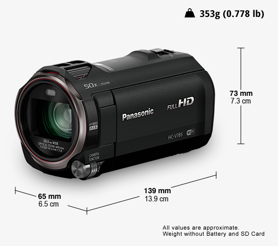 Kamera Panasonic HC-V785 - Polska dystrybucja - Komis - sn:DN2LA001011