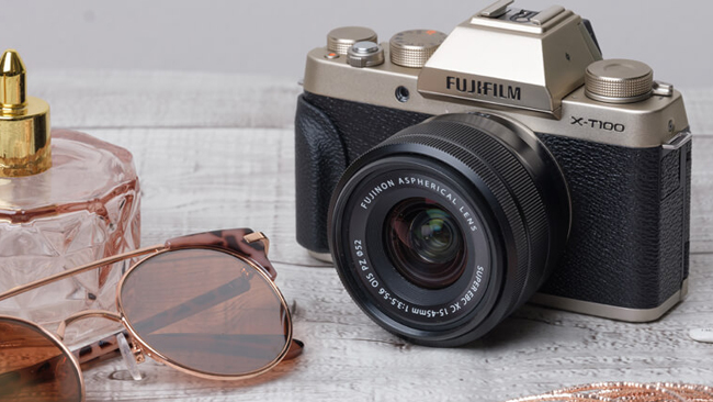 Bezlusterkowiec Fujifilm X-T100 + Fujinon XC 15-45mm f/3.5-5.6 OIS PZ (czarny) - OUTLET Pełne 12 miesięcy gwaranacji!