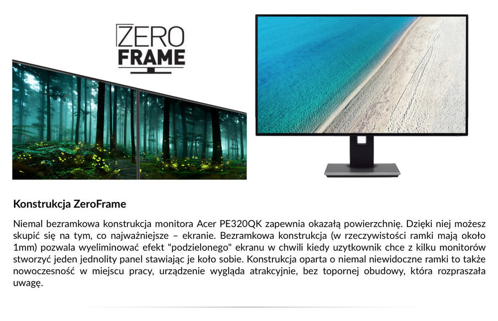 Monitor Acer ProDesigner PE320QK (UHD)