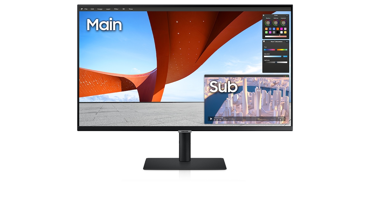 Monitor SAMSUNG ViewFinity S8 S80PX 27" UHD (LS27B800PXU)