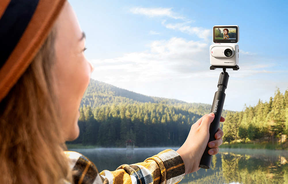 Kamera sportowa INSTA360 GO 3 - 32GB z Action Pod - biała