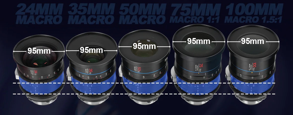 Obiektyw filmowy sferyczny Sirui Jupiter 24mm T2.0 Makro - Canon EF