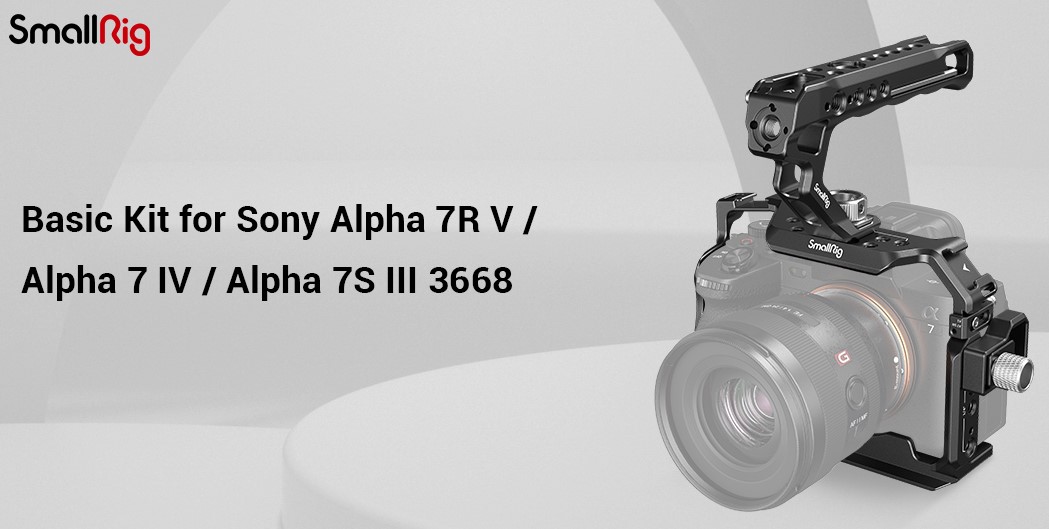 Klatka SmallRig 3668B do Sony A7RV/A7IV/A7SIII/ zestaw Basic Kit