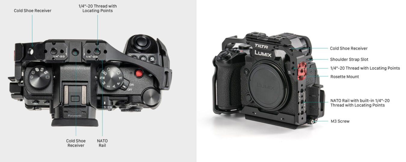 Klatka Tilta TA-T50-FCC-B Full Camera Cage do Panasonic S5 II/IIX - Black