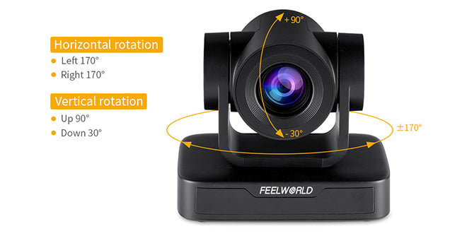 Kamera obrotowa Feelworld PTZ 1080p, USB 2.0, zoom 10x