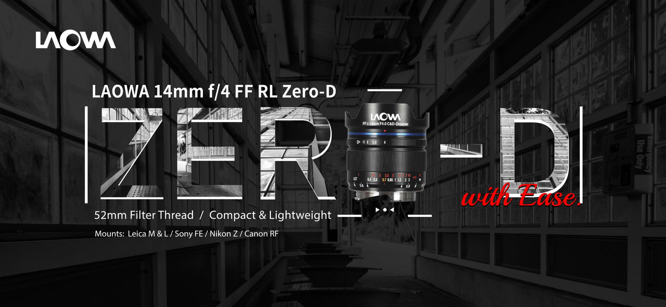 Obiektyw Laowa 14 mm f/4,0 FF RL Zero-D - mocowanie Sony E