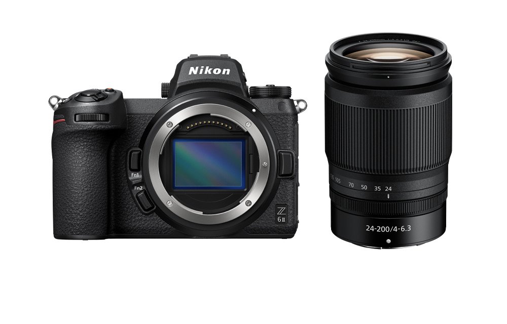 Bezlusterkowiec Nikon Z6 II + 24-200 mm f/4-6.3 VR + adapter Nikon FTZ II