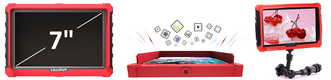 Monitor podglądowy Lilliput A7S | 500nit