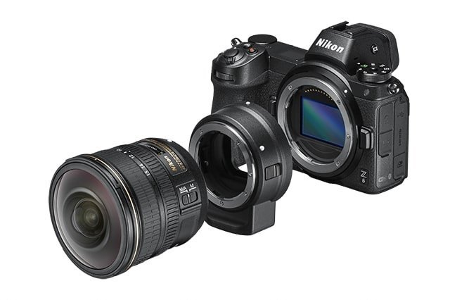 Bezlusterkowiec Nikon Z6 + Nowy adapter NIKON FTZ