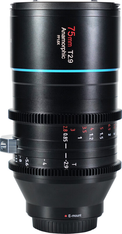 Obiektyw Anamorficzny Sirui VENUS 75mm T/2.9 Full Frame 1.6 Squeeze - Nikon Z