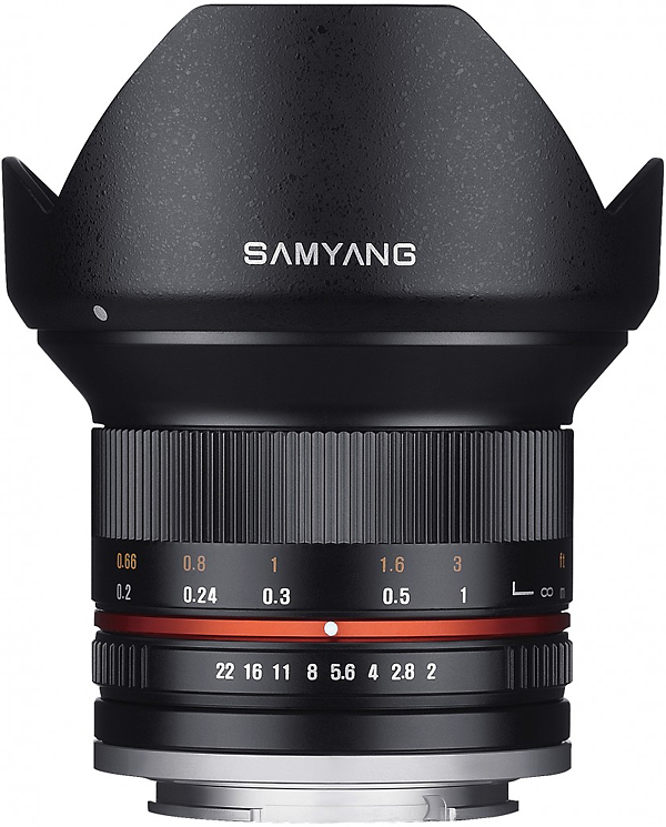 Obiektyw Samyang 12mm f/2,0 NCS CS czarny (Canon M)