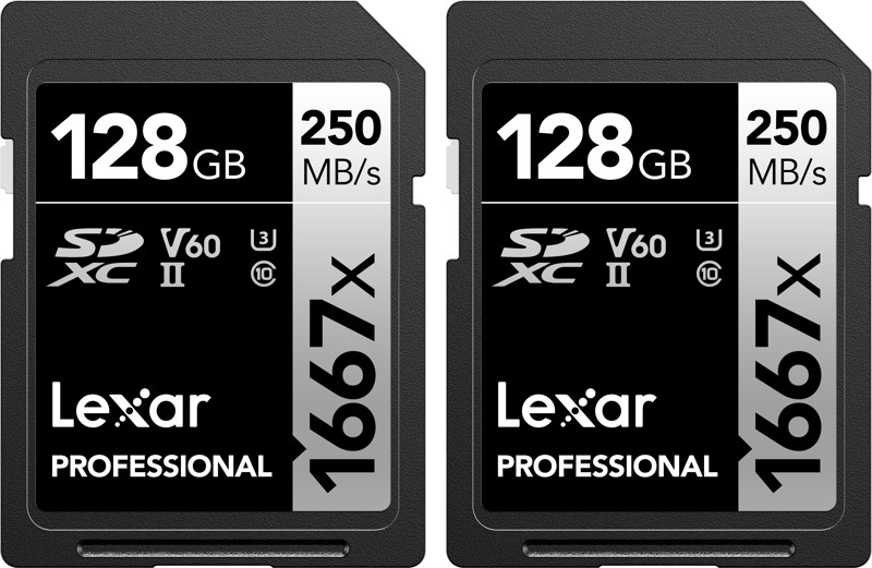 Karta pamięci Lexar SDXC 128GB 1667x (250MB/s) Professional - dwupak
