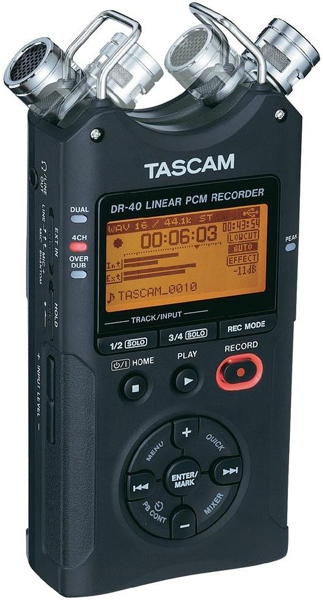 Rejestrator dźwięku Tascam DR-40 V2