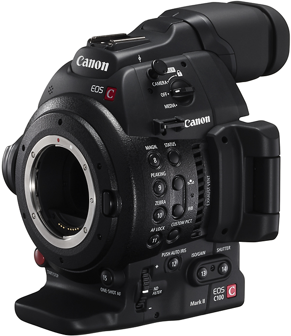 Kamera Canon Cinema EOS C100 Mark II z Dual Pixel CMOS AF