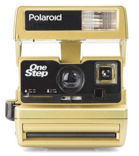 Aparat Polaroid Vintage 600 One Step (GOLD) - Wyprzedaż *