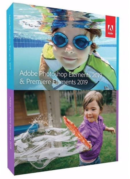 Oprogramowanie Adobe Photoshop & Premiere Elements 2019 PL Win (pudełko)