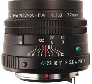 Obiektyw Pentax SMC PENTAX-FA 77mm f/1.8 Limited