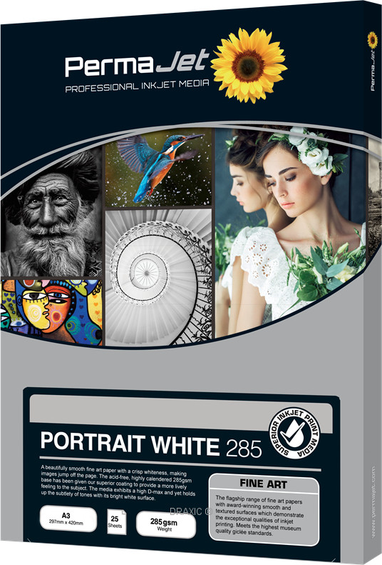 Papier PermaJet Smooth Fine Art Portrait White 285 (ostatnie sztuki)
