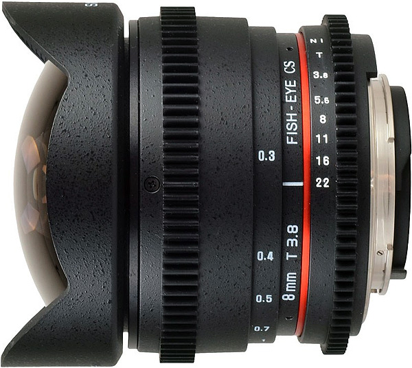 Obiektyw Samyang 8mm T3.8 Fish-eye CS II UMC VDSLR (Canon M)