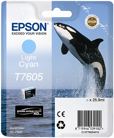 Tusz Epson T7605 Light Cyan (SC-P600)