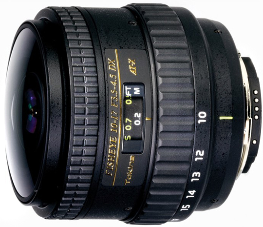 Obiektyw Tokina AF 10-17mm f/3,5-4,5 AT-X 107 AF DX NH Fish-Eye (Nikon)
