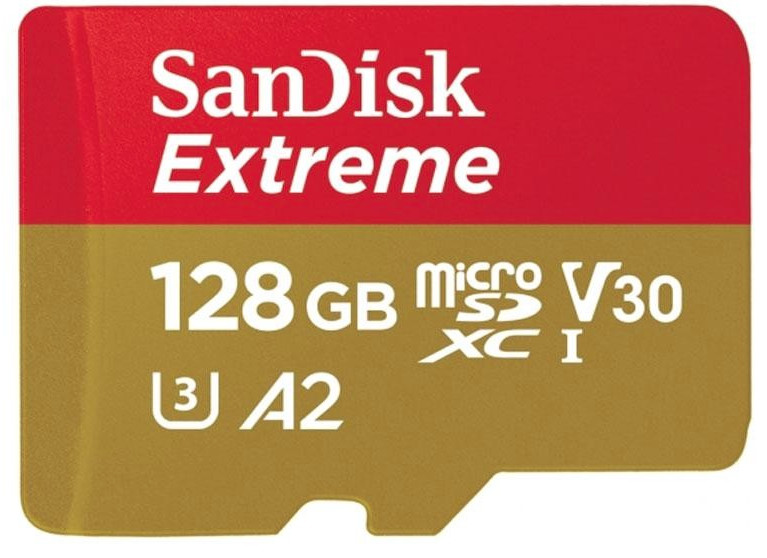 Karta pamięci SanDisk microSDXC Extreme 128 GB (160MB/s) V30 A2+ adapter SD
