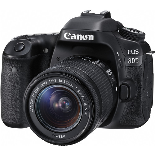 Lustrzanka Canon EOS 80D + Canon EF-S 18-55mm f/3.5-5.6 IS STM - Gwarancja Canon Polska - Oficjalna dystrybucja