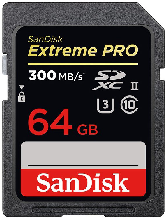 Karta pamięci SanDisk SDXC Extreme Pro 64GB (300MB/s) UHS-II