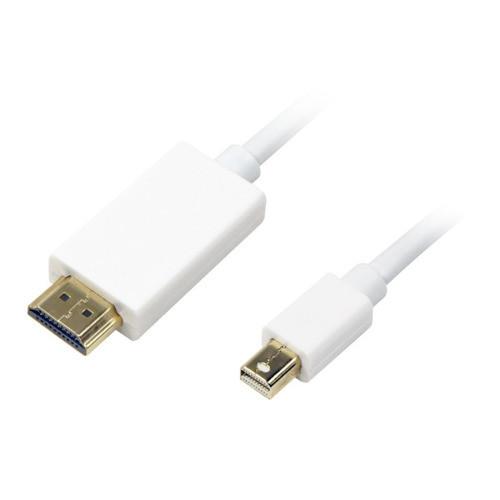 Kabel LogiLink Mini DisplayPort > HDMI (biały) 2m