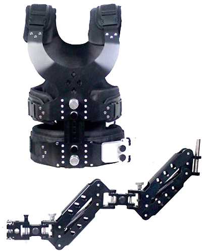 Kamizelka z podwójnym ramieniem stabilizacji Vest & Arm II + Stabilizator BlackCam VS-60N - do 3kg gratis