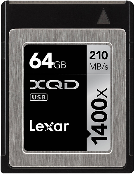 Karta pamięci Lexar XQD 64GB 1400x (210MB/s) Professional